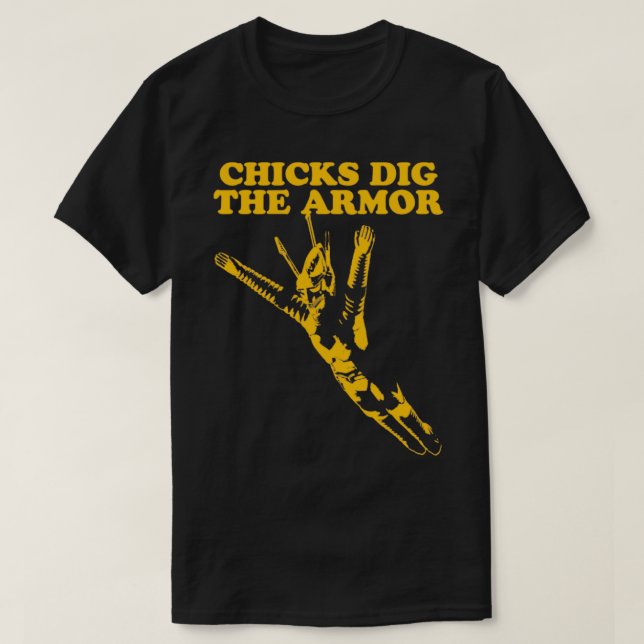 Camiseta PINTINHOS DIG O ARMOR Jet Jaguar (Frente do Design)