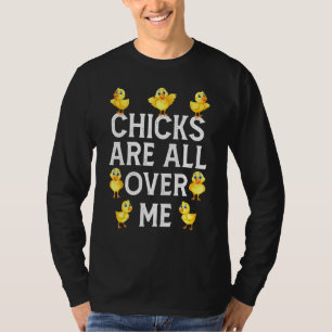 Camiseta Pintinhos Estão Por Toda Minha Filha De Frango Men