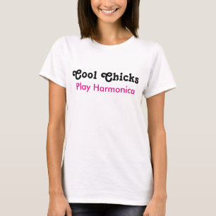 Camiseta Pintinhos legal tocam Harmonica