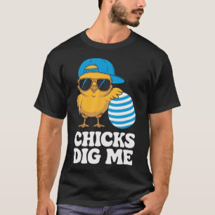 Camiseta Pintinhos Me Cavam Páscoa Toddler Boys Men Kids Ha