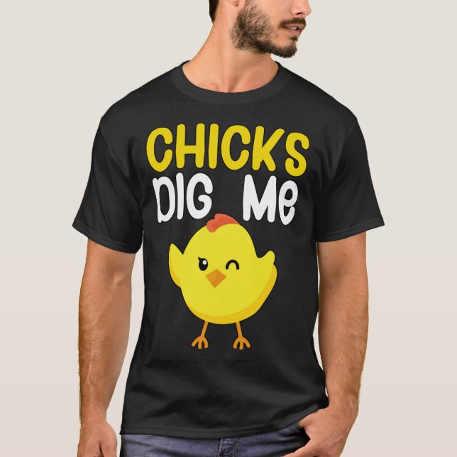 Camiseta Pintinhos me escavam (Frente)