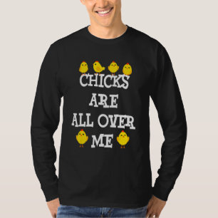 Camiseta Pintinhos Por Todos Os Mim Páscoas Engraçadas Chic