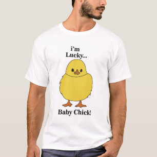 Camiseta Pintinhos, sou Pintinho de Bebê Sortudo