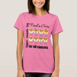 Camiseta Pintinhos unidos para encontrar uma cura para