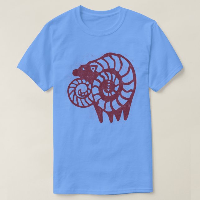 Camiseta Pinto de Caprinos de Luxúria 1 (Frente do Design)