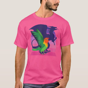Camiseta Pintô Retro Eu Asalei Dragão Eu Gritando com Fisch