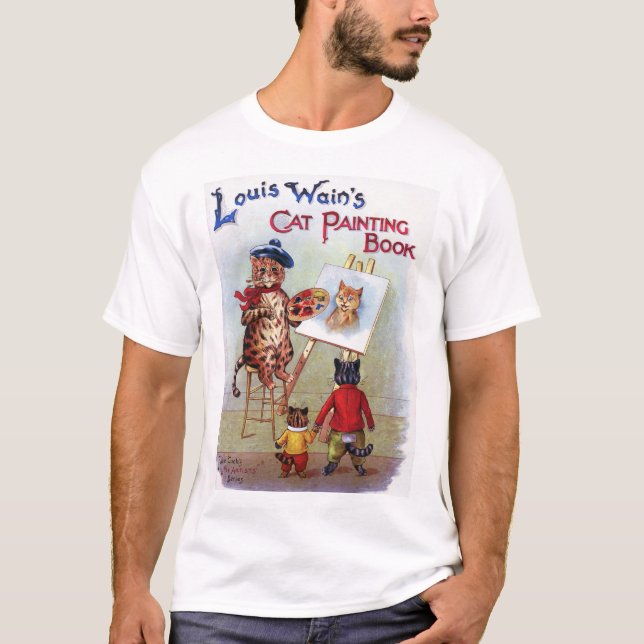 Camiseta Pintor Cat, Louis Wain (Frente)