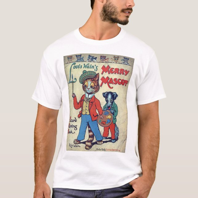 Camiseta Pintor Cat, Louis Wain (Frente)