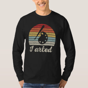Camiseta Pintor de Artista Arrasta Vintage Retro I