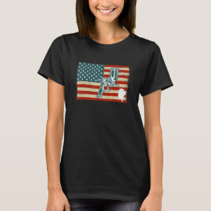 Camiseta pintor de carroceria automotiva bandeira dos EUA v