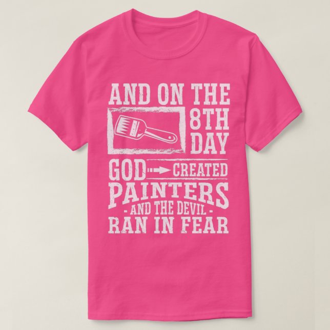 Camiseta Pintor de Casa Uniforme11 (Frente do Design)
