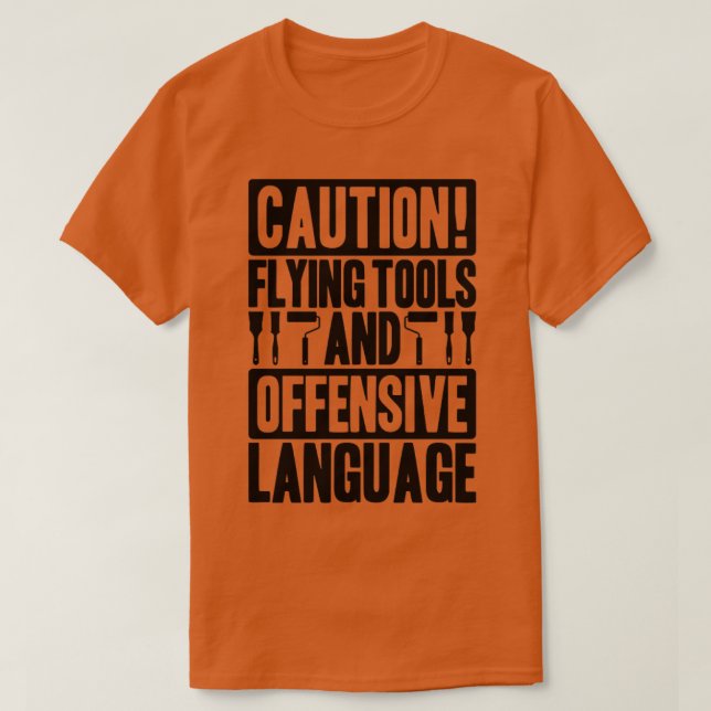 Camiseta Pintor de decorador de pintor9 (Frente do Design)