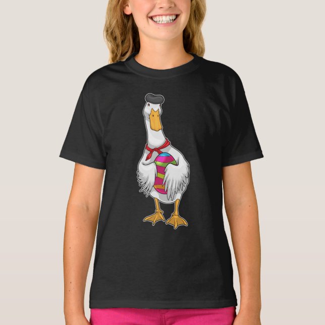Camiseta Pintor de ovo de Páscoa com Páscoa (Frente)