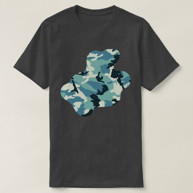 Camiseta Pintor de padrão da câmara de inverno v3 (Frente do Design)