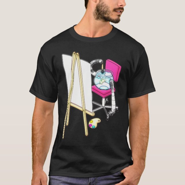 Camiseta Pintor de Peixes (Frente)
