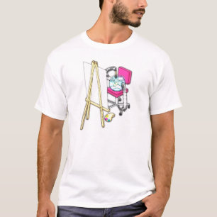 Camiseta Pintor de Peixes ("Cor da Água") -