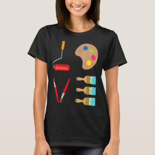 Camiseta Pintor do Amor Pintura Colorida Pintura Lov