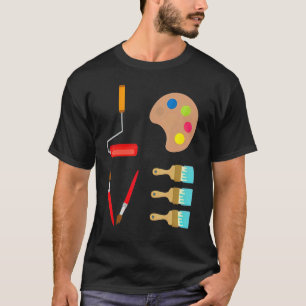 Camiseta Pintor do Amor Pintura Colorida Pintura Lov