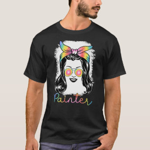 Camiseta Pintor do cilindro de pintura Roupa para pintura p