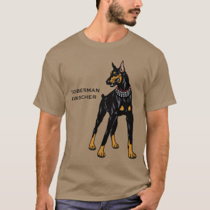 Camiseta pintor doberman