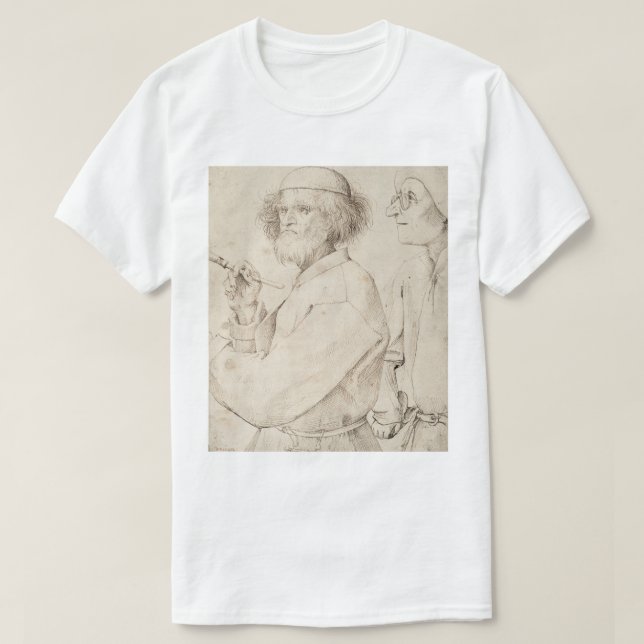 Camiseta Pintor e perito por Pieter Bruegel (Frente do Design)