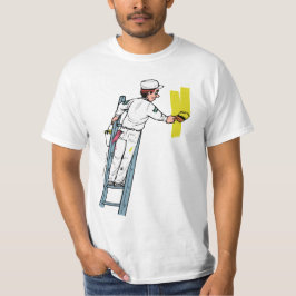 Camiseta "Pintor Engraçado: Morto em Splatter"