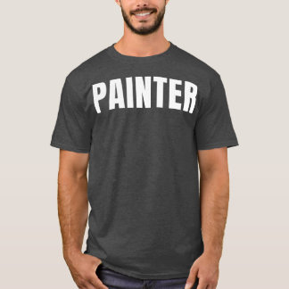Camiseta Pintor Engraçado Profissão De Título De Aniversári