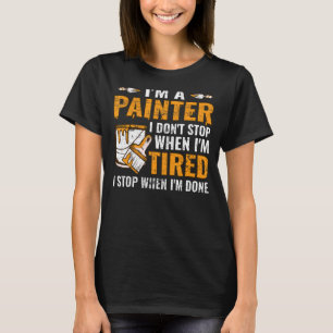 Camiseta Pintor mestre pintor pintor pintor de estudioso