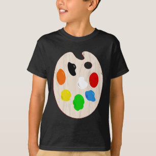Camiseta Pintora Artista Paint Paleta de Halloween