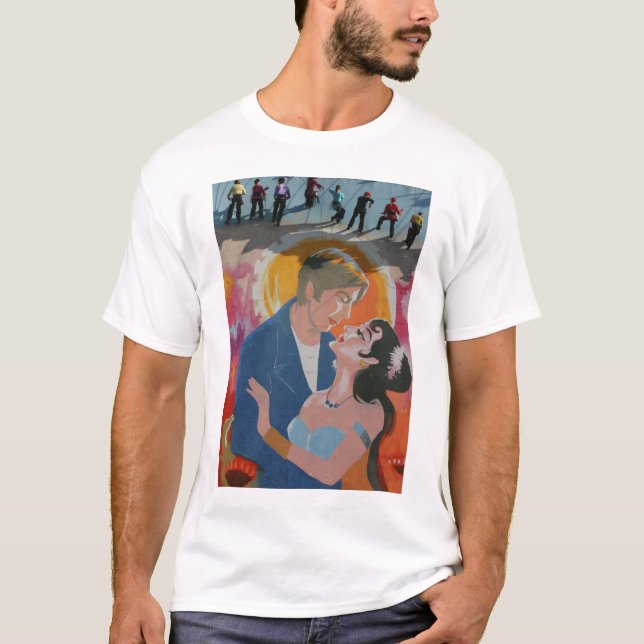 Camiseta Pintores do poster de Mumbai (Frente)