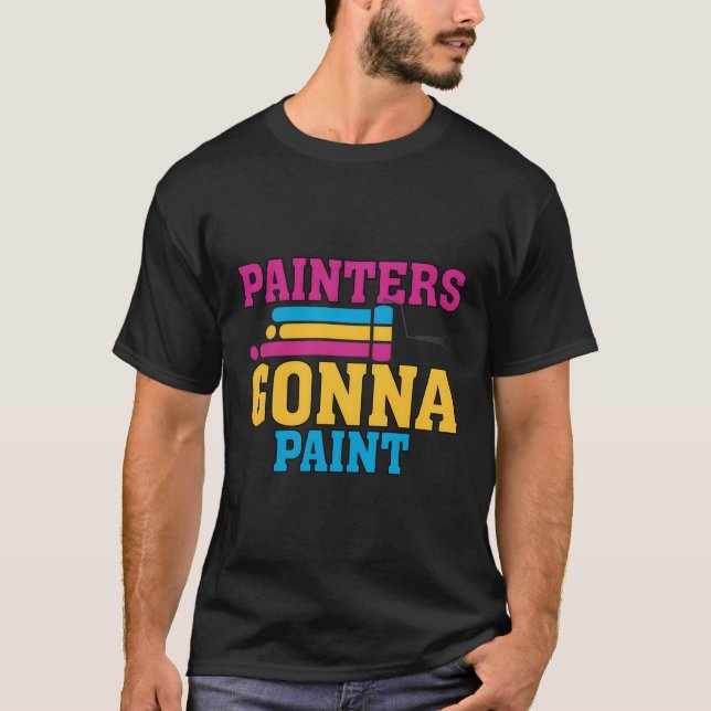 Camiseta Pintores Vão Pintar Pun Painer (Frente)