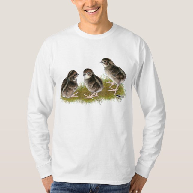 Camiseta Pintos de Codorniz Coturnix (Frente)