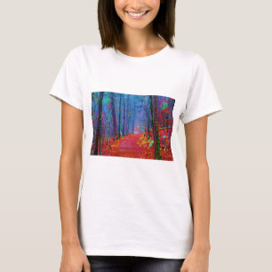 Camiseta Pintura a óleo da Floresta Negra