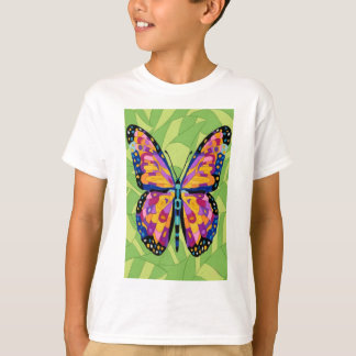 Camiseta Pintura abstrata de borboleta