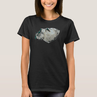 Camiseta Pintura Abstrata Digital De Um Gato 45