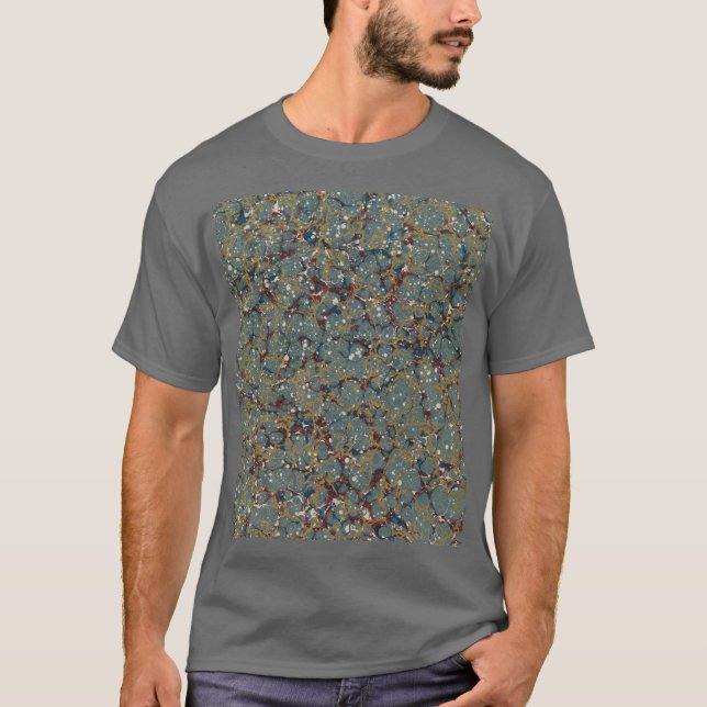 Camiseta Pintura Abstrata Marmorizada (Frente)
