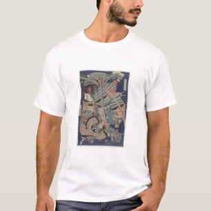 Camiseta pintura artística de Katsushika Hokusai