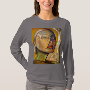 Camiseta pintura camaleão