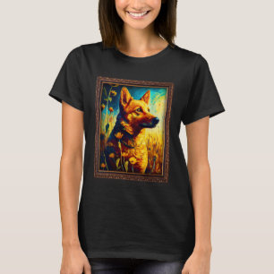 Camiseta Pintura Carolina Girassol Flor Mamãe Mulheres Flor
