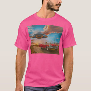 Camiseta Pintura Celestial De Óleo De Cruzeiro Por Gary Lov
