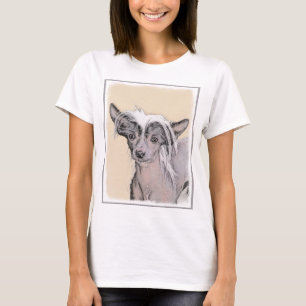 Camiseta Pintura Chinesa Sem Penteado Pintura Original De C