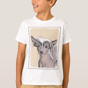 Camiseta Pintura Chinesa Sem Penteado Pintura Original De C