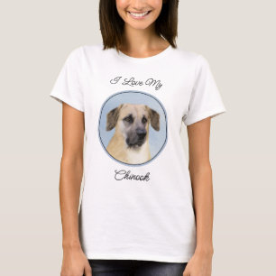 Camiseta Pintura Chinook (Ouvidos Soltos) - Arte Cachorro O