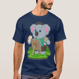 Camiseta Pintura com Pincel de Pintor Coalá
