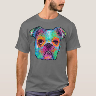 Camiseta Pintura da cabeça de touro