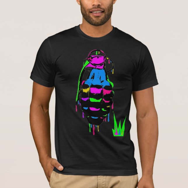 Camiseta Pintura da granada de Konflict (Frente)