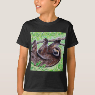Camiseta Pintura da preguiça