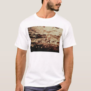 Camiseta Pintura da rocha de uma vaca do pulo