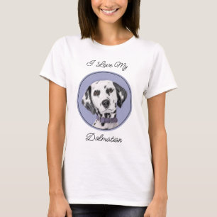 Camiseta Pintura Dalmática - Arte Cachorra Original