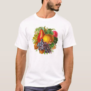 Camiseta Pintura das frutas e dos loucos do vintage